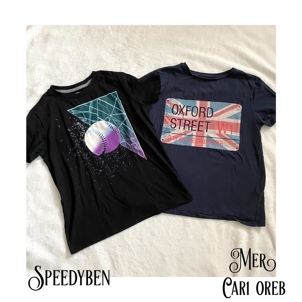 Oxford Street and Baseball Bundle Youth T-shirts
